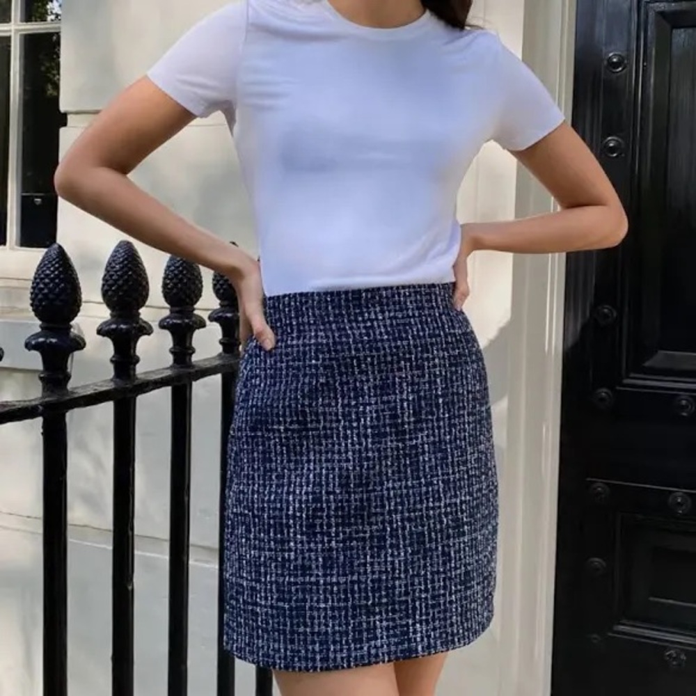Aritzia Babaton Little Tweed Skirt